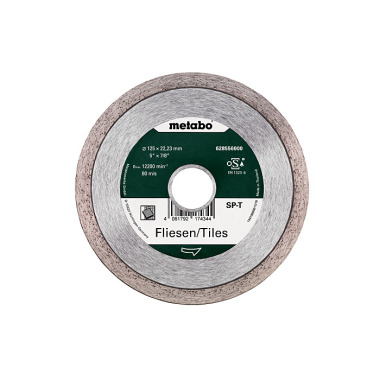 Metabo Diamanttrennscheibe SP - T, 125x22,23 mm, Fliesen (628556000)