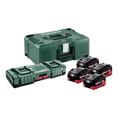 Metabo Basic-Set 4x LiHD 5.5Ah ASC 145 DUO + metaBOX 145 (685180000)