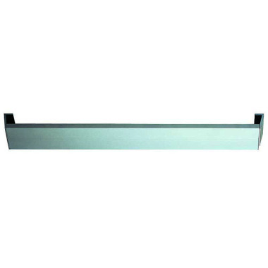 Woelm KWS 8353 door handle 900 x 200 mm rectangular tube, including supports 835347