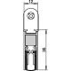 Türdichtung Doppeldicht® M-12/35 1-393 2-s.L.1083mm Alu.silberf.HLT ATHMER 1-393-1085