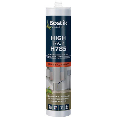 1K-Hybrid-Klebstoff High Tack H785 weiß 450g Kartusche BOSTIK 30618377