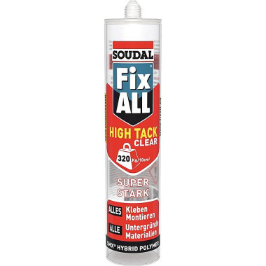 1K-Hybrid-Polymer Fix All HT transp.305g Kartusche SOUDAL 131391