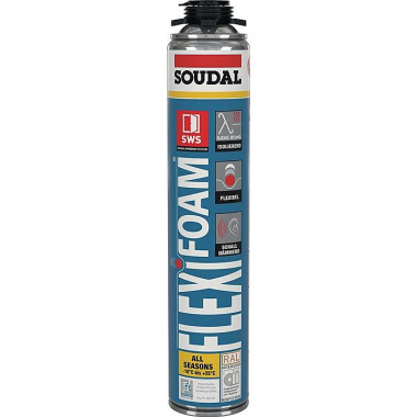 1K-Pistolenschaum FLEXI FOAM 750 ml B2 blau o.Einw.-Handsch.Dose SOUDAL 123392