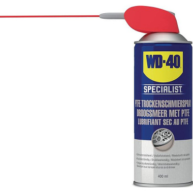 PTFE Trockenschmierspray dunkelgelb NSF H2 400 ml Spraydose Smart Straw™ WD-40 SPECIALIST 49394/25NBA