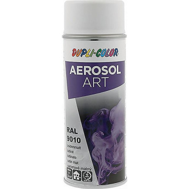 Buntlackspray AEROSOL Art reinweiß seidenmatt RAL 9010 400ml Spraydose 655821