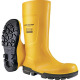 Sicherheitsstiefel Gr.40 gelb S5 EN ISO 20345:2022 · S5 SR FO LG PVC DUNLOP 45558-40