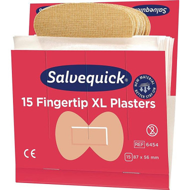 Pflasterstrips Salvequick elastisch 6 Nachfüllpack.je 15 St.SALVEQUICK 6454