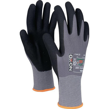 Handschuh Flexible Supreme 1600 Gr.9 schwarz/hellgrau EN388 EN420+A1 EN407 PSA II OX-ON 170.69