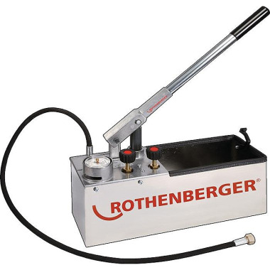 Prüfpumpe RP 50 S Inox 0-60bar R 1/2 Zoll Saugvolumen p.Hub ca.45ml ROTHENBERGER 60203