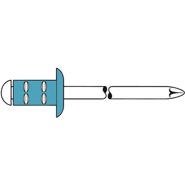 Blindniet PolyGrip® Nietschaft dxl 3,2x8mm VA 1000 St.GESIPA 1433909