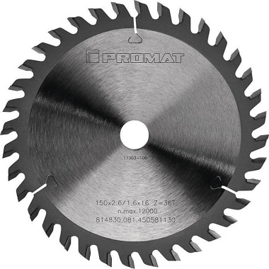 Präzisionskreissägeblatt AD 190mm Z.42 WZ Bohrung 30mm Schnitt-B.2,8mm HM PROMAT 4000814847