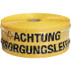 Trassenwarnband Aufdruck Achtung Versorgungsleitung B.150mm L.250m gelb 16 035 150 250 01 1436