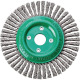 Rundbürste D.125mm Bohr.Drahtstärke 0,5mm VA 6mm 15000min-¹ LESSMANN 473801EZ