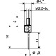 Messeins.D.1,5mm L.50mm Stift M2,5 STA z.Messuhren KÄFER 62089