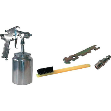 Druckluftfarbspritzpistol e Kit-Line HVLP 1l 130-200l/min 2-3bar AEROTEC 160123M