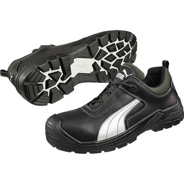 Sicherheitsschuh Cascades Low Gr.44 schwarz/weiß Leder S3 HRO SRC EN20345 PUMA 640720202000044