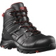 Sicherheitsstiefel BE Safety 54 Mid Gr.7 (41) schwarz/rot Leder 610023-7 (41)