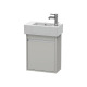 Duravit Waschtischunterba u Ketho 225x450x550mm Ans chlag links weiß matt KT6629L1818