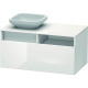 Duravit Waschtischunterba u DURASTYLE 550x1000x500m m Auss li bas matt/we ma DS6784L4318