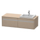 Duravit Waschtischunterba u KETHO 550x1400x426mm Wa schtisch rechts leinen KT6797R7575