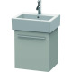 Duravit Waschtischunterba u X-LARGE 328x400x442mm A ns rechts betongrau matt XL6209R0707