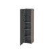 Duravit Hochschrank L-CUB E 400x363x1760mm A links basalt matt LC1180L4343