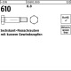 Sechskantpassschraube DIN 610 kurzem Gewindezapfen M12x 45 8.8 25 Stück 006108000120045