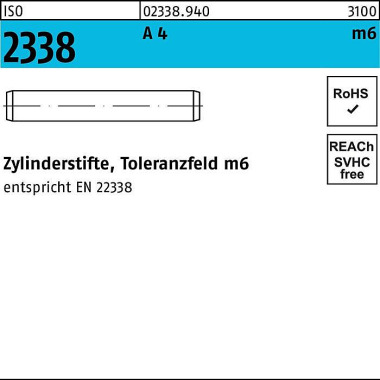 Zylinderstift ISO 2338 5 m6x 30 A 4 200 Stück 023389400050030