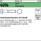 Sechskantschraube ISO 401 4 Schaft M6x 65 10.9 zink lamellenb. 200 Stück 040141330060065