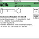 Sechskantschraube ISO 401 4 Schaft M10x 45 5.6 W7 g alv.verz. 100St. 040145140100045