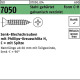 Blechschraube ISO 7050 SE KO Spitze/PH 2,2x9,5 -C-H Stahl geh.galv.verz. 200 0St. 070500140022009