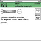 Gewindeschneidschraube DI N 7513 FormB Zylinder Sch litz BM 3x20 Sta verz. 10 00St. 075130120030020