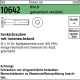 Senkschraube ISO 10642 In nen-6kt M3x 10 010.9 galv .verz. 500St. 106421100030010