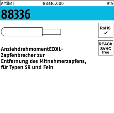 Zapfenbrecher R 88336 M3 Stahl 1 Stück AMECOIL 883360000030000