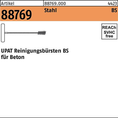 Reinigungsbürste R 88769 UMV VARIO BS 8 - F. M6 St ahl 1 Stück UPAT 887690000080000