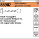 Schraubanker R 88902 MMSp lus-SS 6x40/5 Stahl gehär tet galv.verz. 100St. HEC O 889020120060040