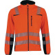 Warnschutz-Softshelljacke Prevent® Trendline Gr.M orange/schwarz PTW-SN/M/68