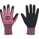 Handschuhe LADY FLEXTER Gr.6 pink/schwarz EN 420/EN 388 PSA II STRONGHAND 0529-06