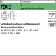 Sechskantmutter ISO 7042 Klemmteil M6 8 galv.verz. 200 Stück 070428100060000