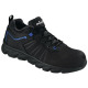 Sicherheitsschuh VEZZO Gr.45 W.10,5 schwarz/blau S3 SRC EN20345 Action-Nubukleder WICA 34331-45