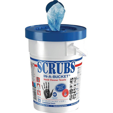 Handreinigungstuch Scrubs o.Eins.v.Wasser 72 St.Eimer SCRUBS 042272