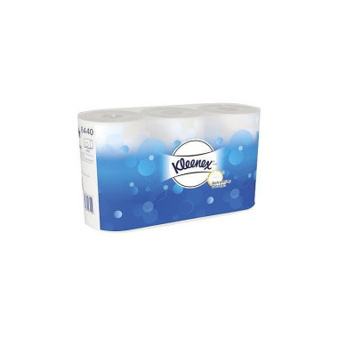 Kleenex Toilettenpapier 8 440 3lagig 350Blatt weiß 6Rl./Pack. 446213501