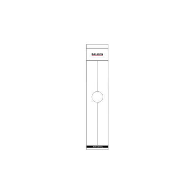 Falken Ordnerrückenschild 11287067 70mm weiß 10 St ./Pack. 120074101