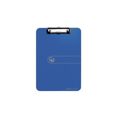 Herlitz Klemmbrett 112263 96 DIN A4 PS opak blau 125209450