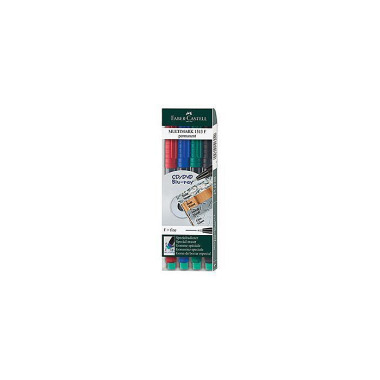 Faber Castell CD DVD-Mark er MULTIMARK 151304 4 St. /Pack. 156043799