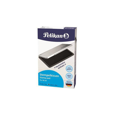 Pelikan Stempelkissen 1 3 31108 getränkt ohne Öl 9x 16cm schwarz 163654090