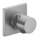 Keuco Umstellventil IXMO UP f 2 Verbr Ros eckig al u-fin  Aluminium-finish 59556170202