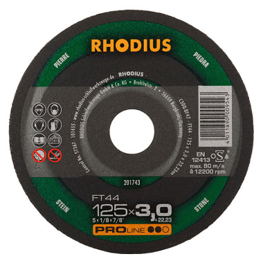 Rhodius Freihandtrennscheibe FT44 PROline, 230 x 3,0 x 22,23mm 201788