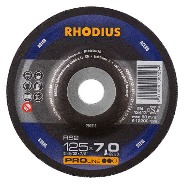 Rhodius Schruppscheibe RS2 PROline, 150 x 7,0 x 22,23mm 200238