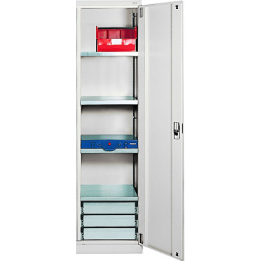 LOKOMA TOOL CABINET WS 500 H1950 4 SHELVES, 3 DRAWERS VA ZINCED 00.04.2163